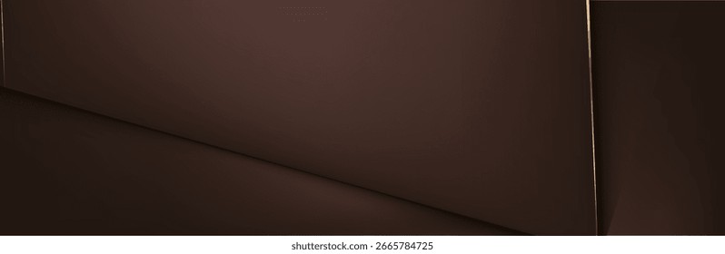 Tijolos Art déco geométricos lineares. estilo retro 20s. Luxo padrão sem emenda. Empacotamento ou design de menu.Luz abstrata geométrica diagonal camada fundo. fundo marrom 