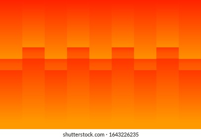 Linear Geometric graphic, abstract gradation on a lava red  background with copy space. card. Poster. elements design for presentation.