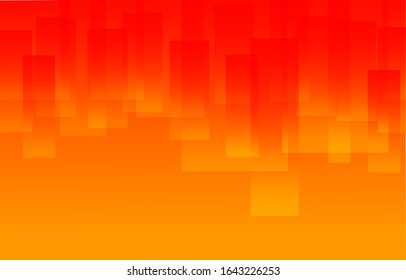 Linear Geometric graphic, abstract gradation on a lava red  background with copy space. card. Poster. elements design for presentation.