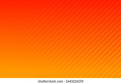Linear Geometric graphic, abstract gradation on a lava red  background with copy space. card. Poster. elements design for presentation.