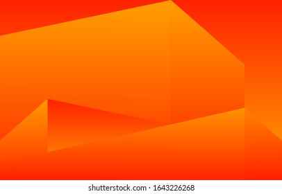 Linear Geometric graphic, abstract gradation on a lava red  background with copy space. card. Poster. elements design for presentation.