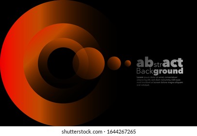 Linear geometric pattern, abstract premium lush lava red gradient on a black background. card. Poster. Landing Page Webside. Minimal Concept. Trends of the future.