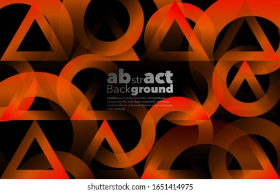 Linear geometric pattern, abstract premium lava red gradients on a black background. card. Poster. Landing Page Webside. Minimal Concept. Trends of the future. Dynamic shapes composition