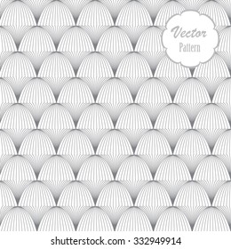 linear geometric pattern, repeating with abstract flower