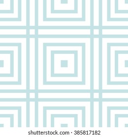 Linear geometric seamless pattern. Geometrical line ornament on white background. Vector illustration.