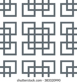 Linear geometric  seamless pattern. Vector illustration.