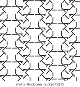  Textura geométrica linear com simetria e elementos repetitivos.