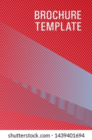 Linear geometry poster background vector template. Laconic corporate style. Plastic style cover template. Cool triangles composition. Poster linear minimalistic Eps10 vector.