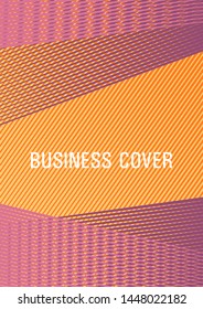 Linear geometry poster background vector template. Sale catalog vivid mockup. Triangle element layers modern pattern. Futuristic publication paper. Cover with logo identity space.