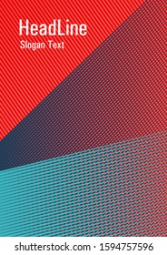 Linear geometry poster background vector template. Hipster art cover geometry. Party invitation flyer cool background. Magic notebook framework. Simple annual report mockup.