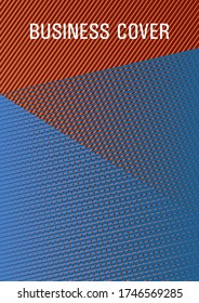 Linear geometry poster background vector template. Futuristic journal mockup. Stationery notebook cover design. Flyer mix digital background blend. Presentation elegant leaflet.