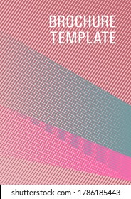 Linear geometry poster background vector template. Bright business report concept. Banner backdrop simple print idea. Trendy magazine backdrop. Thin stripes blend cover design.