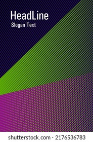 Linear geometry poster background vector template. Sale catalog vivid mockup. Elegant commercial cover geometry. Advertising commercial magazine. Editable web landing page graphics.