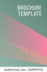 Plantilla vectorial de fondo de póster de geometría lineal. Plantilla de cubierta de rectángulo lacónico. Fondo de salida digital elegante. Marco de trabajo de bloc de notas mágico. Mezcla de fondo digital de la combinación de volantes.