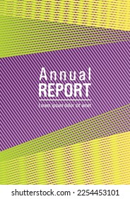 Linear geometry poster background vector template. Scientific magazine concept. Stylish magazine vibrant leaflet. Future geometric pattern Eps10 vector. Contemporary paper cover design.