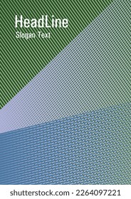 Linear geometry poster background vector template. Cover template with logo place. Dynamic technological wallpaper. Technological 2d backdrop. Lines gradient texture booklet layout.