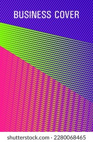 Linear geometry poster background vector template. Dynamic technological wallpaper. Future geometric pattern Eps10 vector. Advanced brand cover template. Creative leaflet backdrop.