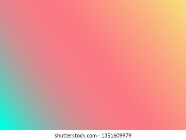 Linear gradient background. Trendy colorful soft gradient background. Abstract light red and orange backdrop for wallpaper and banner.Green blurred degrade background, light color. Vector illustration