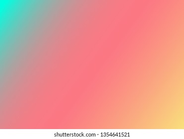 Linear gradient background. Trendy colorful soft gradient background. Abstract light red and orange backdrop for wallpaper and banner.Green blurred degrade background, light color. Vector illustration