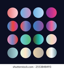 Linear Gradient Light Color Paletter modern combinations of colors and shades Light Pink, Blue, Pink, Red