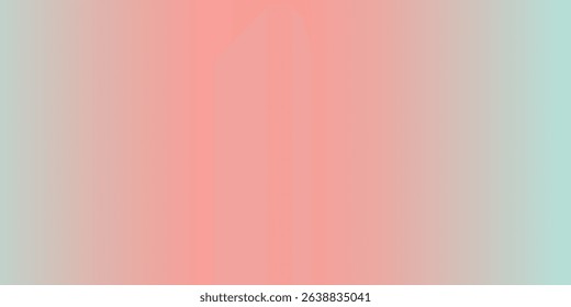 Linear Gradient Teal to Coral EPS - Soft Vector Background