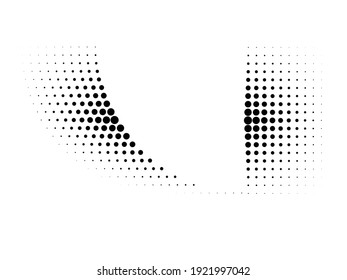 Linear halftone dots Design .elements for your design. vector illustration