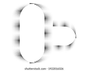 Linear halftone dots Design .elements for your design. vector illustration