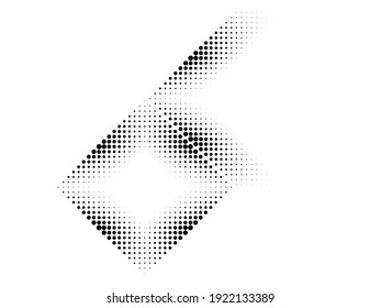 Linear halftone dots Design .elements for your design. vector illustration