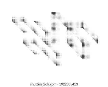 Linear halftone dots Design .elements for your design. vector illustration