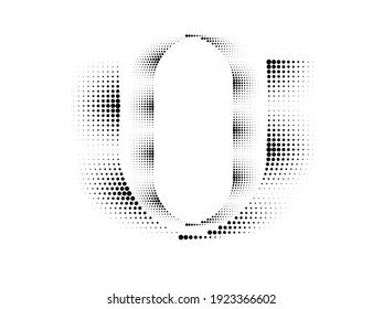 Linear halftone dots Design .elements for your design. vector illustration