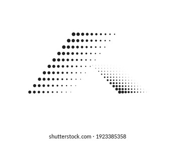 Linear halftone dots Design .elements for your design. vector illustration