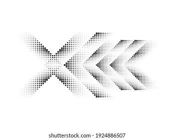 Linear halftone dots Design .elements for your design. vector illustration