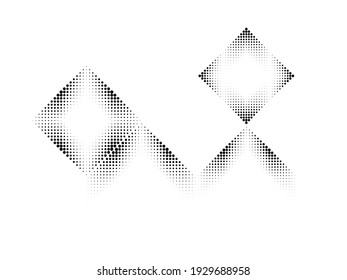 Linear halftone dots Design .elements for your design. vector illustration