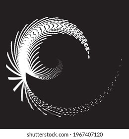 Linear halftone dots Design .elements for your design. vector illustration