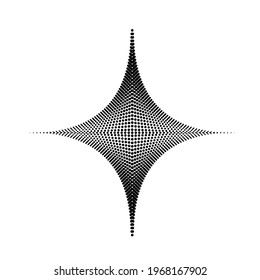 Linear halftone dots Design .elements for your design. vector illustration