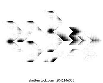 Linear halftone dots Design .elements for your design. vector illustration
