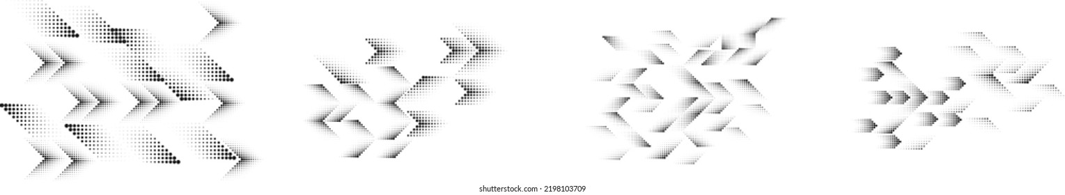 Linear halftone dots Design .elements for your design. vector illustration