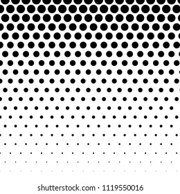Linear halftone pattern. Circles, speckles, polka dot background / pattern