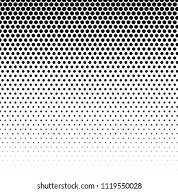 Linear halftone pattern. Circles, speckles, polka dot background / pattern