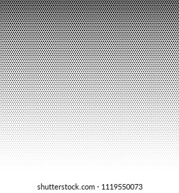 Linear halftone pattern. Circles, speckles, polka dot background / pattern