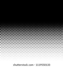 Linear halftone pattern. Circles, speckles, polka dot background / pattern