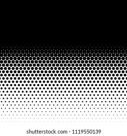 Linear halftone pattern. Circles, speckles, polka dot background / pattern
