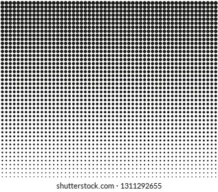 Linear halftone pattern. Circles, speckles, polka dot background pattern. Eps 10