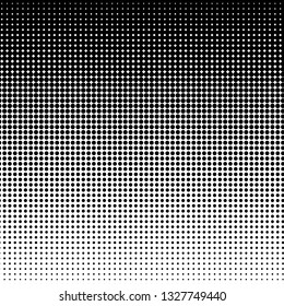Linear halftone pattern. Circles, speckles, polka dot background pattern