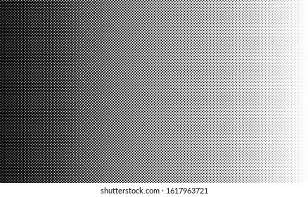 Linear halftone pattern. Circles, speckles, polka dot background 