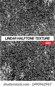 Linear halftone texture for photos, graphics and videos.