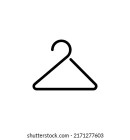 Linear hanger icon design isolated on white background