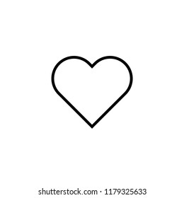 Linear heart icon,love sign, adding favorite symbol isolated on white background,stroke heart icon for graphics, web designs,logos and apps.
