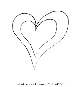 linear heart love romance passion