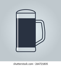 Linear icon of beer 